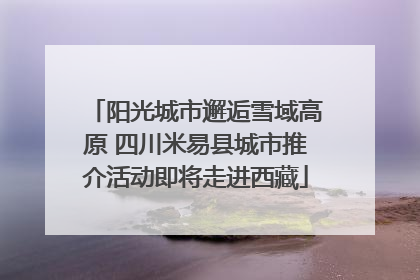 阳光城市邂逅雪域高原 四川米易县城市推介活动即将走进西藏