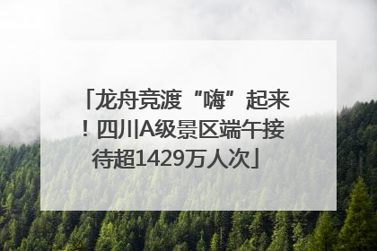 龙舟竞渡“嗨”起来！四川A级景区端午接待超1429万人次