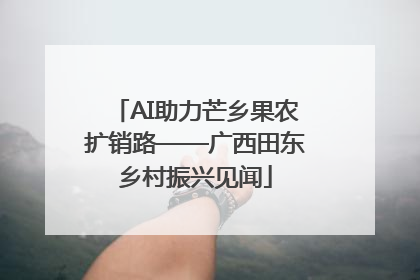 AI助力芒乡果农扩销路——广西田东乡村振兴见闻